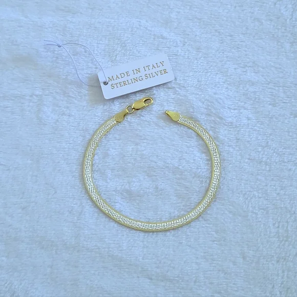 Mia Fiore Two✌️ Tone Herringbone Bracelet - NWT - Picture 9 of 16